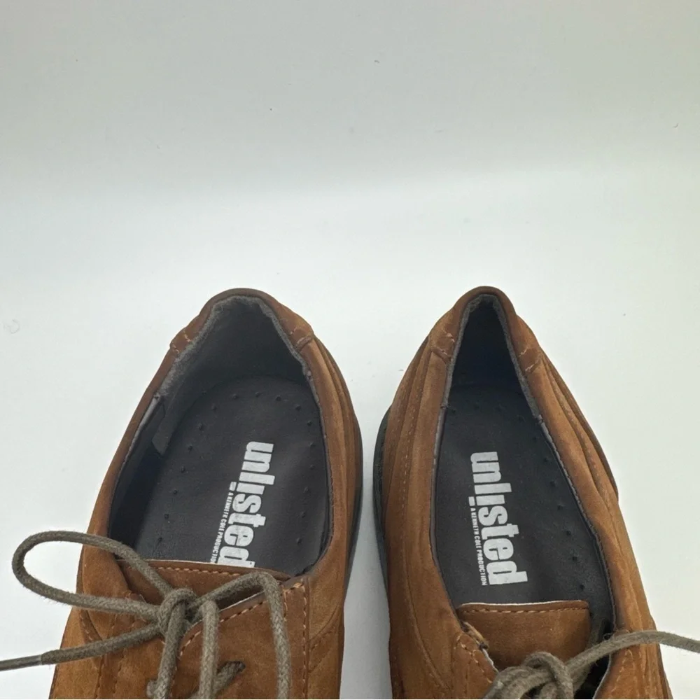 Unlisted by Kenneth Cole Men's Brown Oxford Shoes -Size 12
